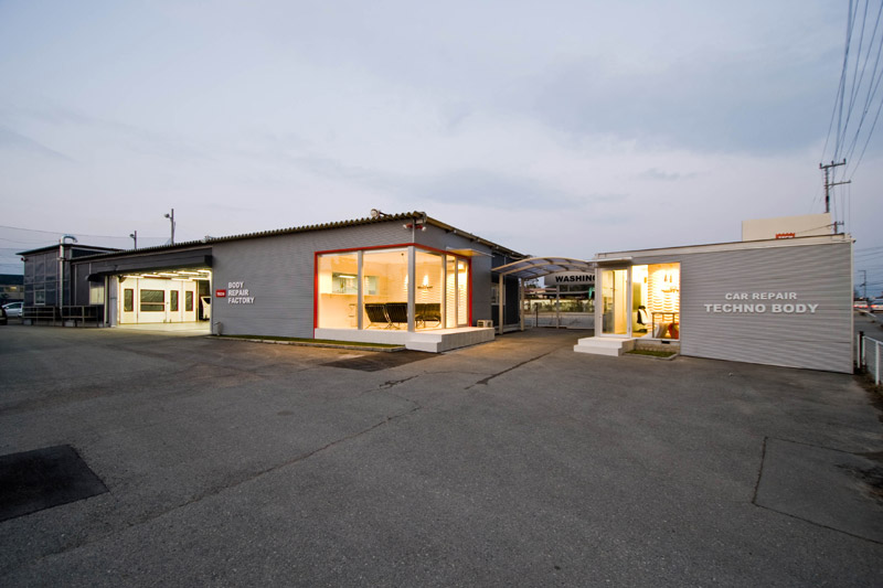 TECHNO BODY,結婚式場,自動車板金塗装整備工場,2012,兵庫県,設計デザイン,PROCESS5 DESIGN