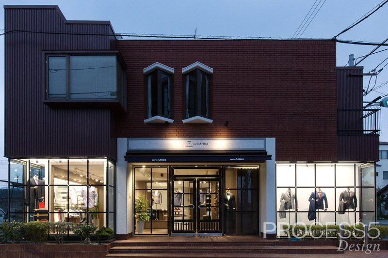 sarto Arima,フルオーダースーツショップ,2015,香川県,設計デザイン,PROCESS5 DESIGN