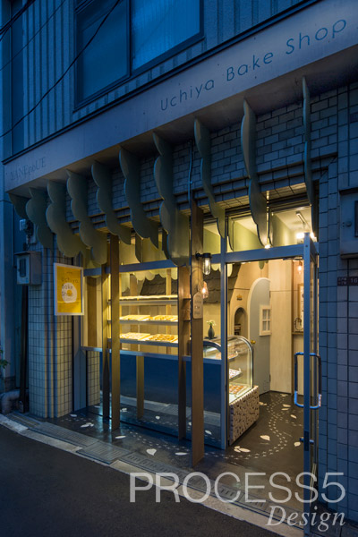 Uchiya Bake Shop 中之島南ボワメゾン,焼き菓子屋,2016,大阪府,設計デザイン,PROCESS5 DESIGN