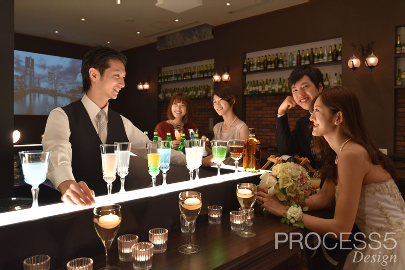 Casa d' Angela Angela Bar,結婚式場,2015,神奈川県,設計デザイン,PROCESS5 DESIGN